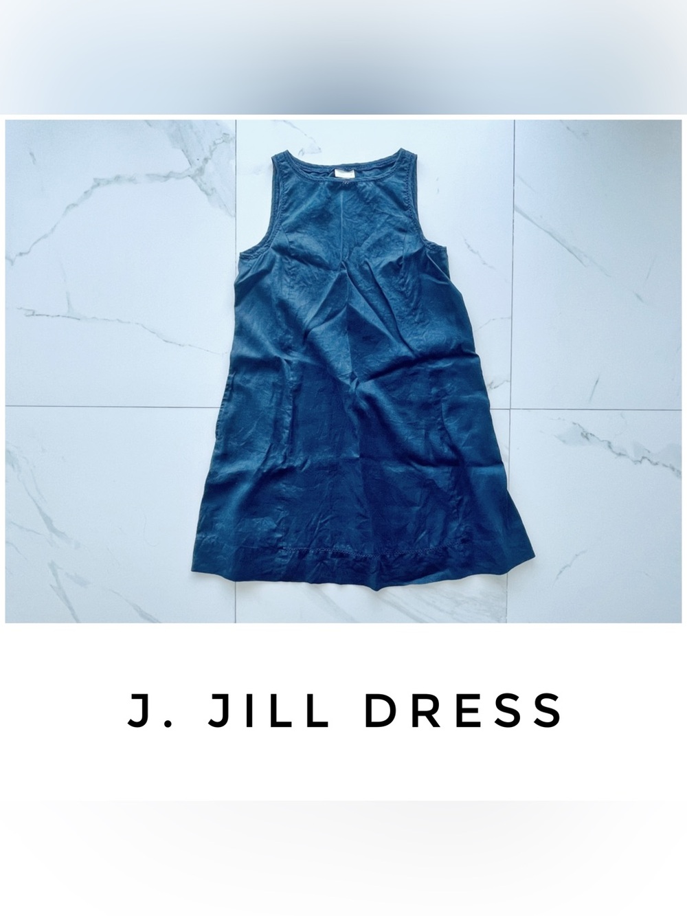 J. Jill dress size Small blue linen